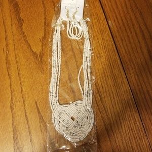 Necklace and earrings